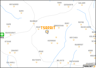 map of Tsarait