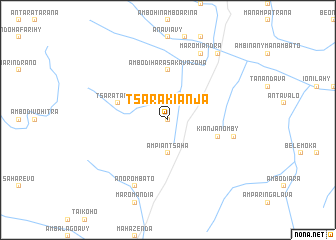 map of Tsarakianja