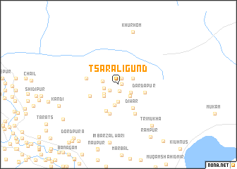 map of Tsarāligund