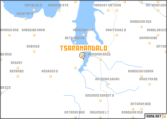 map of Tsaramandalo