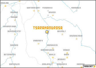 map of Tsaramandrosa