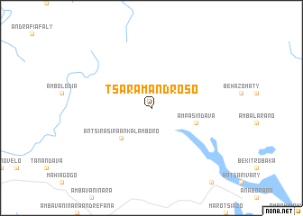 map of Tsaramandroso