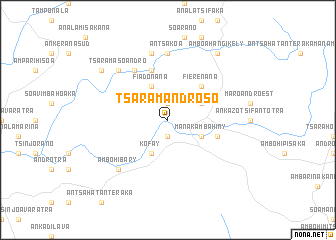 map of Tsaramandroso