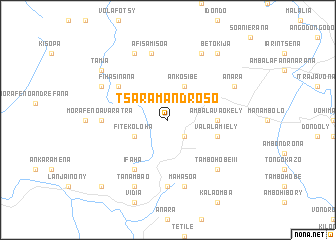 map of Tsaramandroso