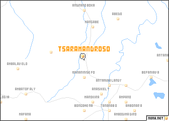 map of Tsaramandroso