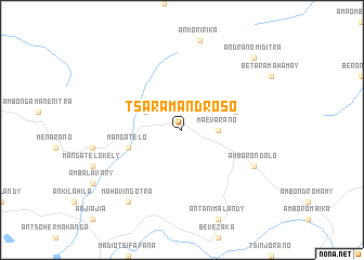 map of Tsaramandroso