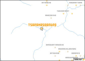 map of Tsaramasoandro