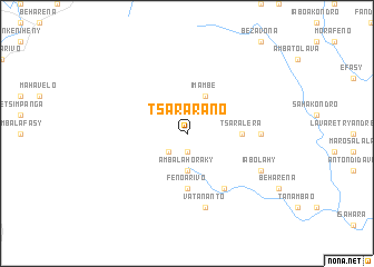 map of Tsararano