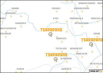 map of Tsararano