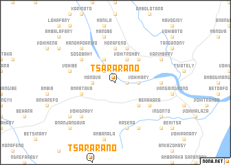 map of Tsararano