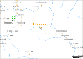 map of Tsararano