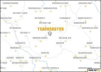 map of Tsarasaotra