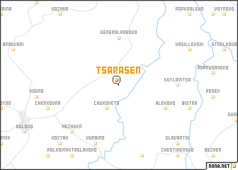 map of Tsar Asen