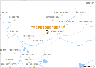 map of Tsaratananakely