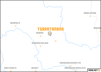 map of Tsaratanana