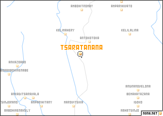 map of Tsaratanana