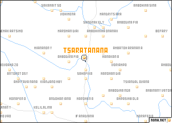 map of Tsaratanana