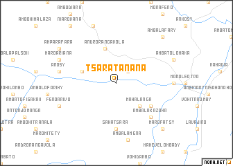 map of Tsaratanana