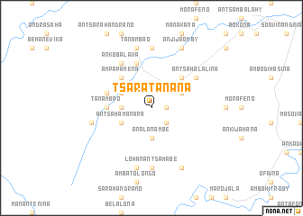 map of Tsaratanana