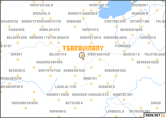 map of Tsaravinany