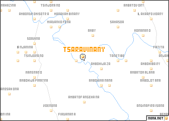 map of Tsaravinany