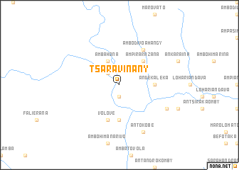 map of Tsaravinany