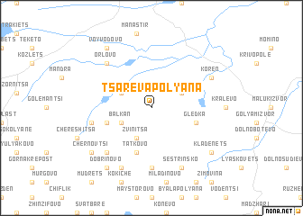 map of Tsareva Polyana