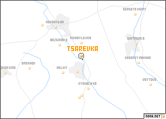 map of Tsarëvka