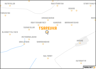 map of Tsarëvka