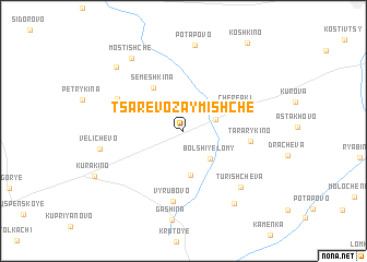 map of Tsarëvo-Zaymishche