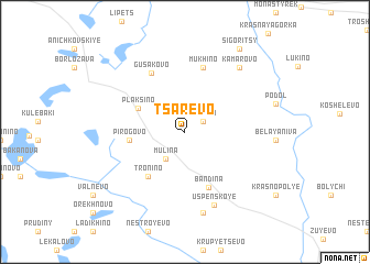 map of Tsarëvo