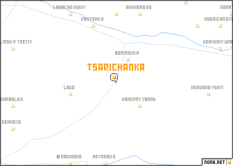 map of Tsarichanka