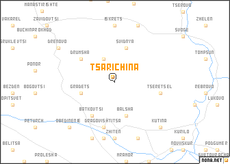 map of Tsarichina