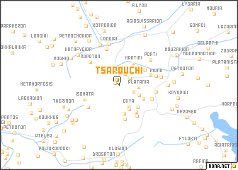 map of Tsaroúchi