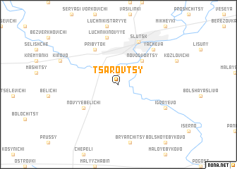 map of Tsarovtsy