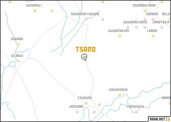 map of Tsaro