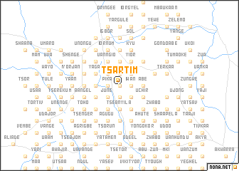 map of Tsartim