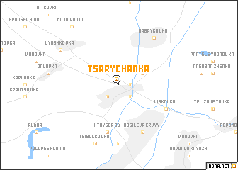 map of Tsarychanka