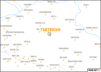 map of Tsatanikh