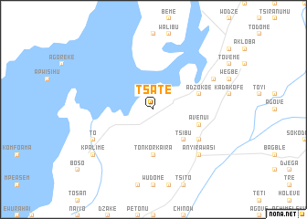 map of Tsate