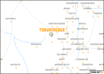 map of Tsaunin Goge