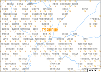 map of Tsavnum