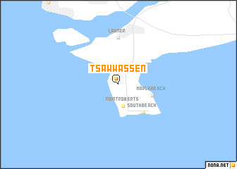 map of Tsawwassen