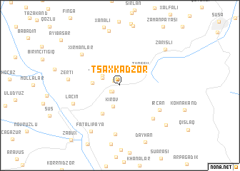 map of Tsaxkadzor