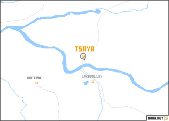 map of Tsaya