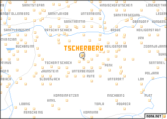 map of Tscherberg