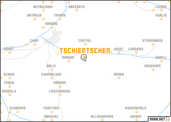 map of Tschiertschen