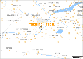 map of Tschinowitsch