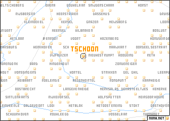 map of ʼt Schoon