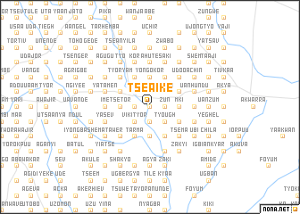 map of Tse Aike